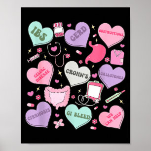Digestive Divas Gastroenterologie Krankenschwester Poster