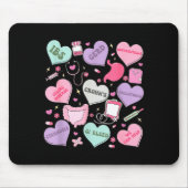 Digestive Divas Gastroenterology Nurse Valentine E Mousepad (Vorne)