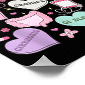 Digestive Divas Gastroenterology Nurse Valentine E Poster (Ecke)