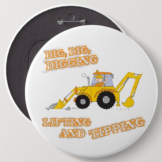 Digg Yellow Digger Button (Vorne & Hinten)