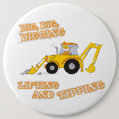 Digg Yellow Digger Button (Vorderseite)