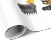 Digger-Bild für glänzendes Papier Geschenkpapier (Rolleneckpunkt)