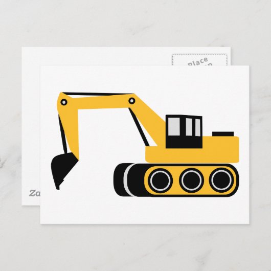 Digger Postkarte (Vorne/Hinten)