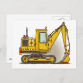 Digger Shooting Post Card Postkarte (Vorne/Hinten)