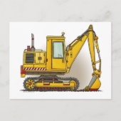 Digger Shooting Post Card Postkarte (Vorderseite)