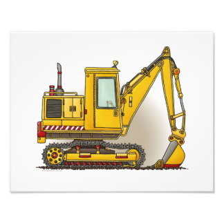 Digger Shovel Fotodruck