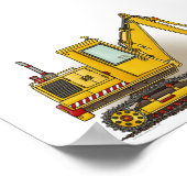 Digger Shovel Poster (Ecke)