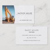 Digger Slogans Business Cards Visitenkarte (Vorne/Hinten)
