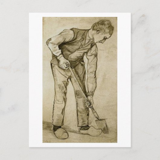 Digger, Vincent van Gogh Postkarte (Vorderseite)