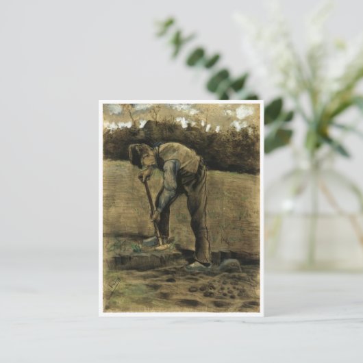 Digger, Vincent van Gogh Postkarte (Stehend Vorderseite)