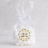 Diggers Construction Party Circle Aufkleber