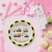 Diggers Construction Party Paper Plate Pappteller (Party)