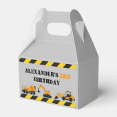 Diggers Construction Personalisiert Gastgeschenk B Geschenkschachtel (Vorderseite)