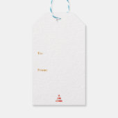 Diggin’ It Construction Birthday Thank You Geschenkanhänger (Rückseite)