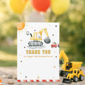 Diggin’ It Digger Birthday Thank You Card