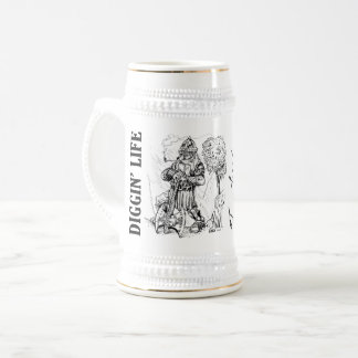 "Diggin' Life Gamers Beer Stein Bierglas