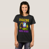 Digging Mardi Gras Cool Jester Excavator Construct T-Shirt (Vorne ganz)