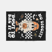 Diggity Wird Halloween Gruseligen Geist Einpacken Fleecedecke (Vorderseite (Horizontal))