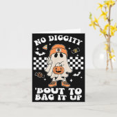 Diggity Wird Halloween Gruseligen Geist Einpacken Karte (Gelbe Blume)