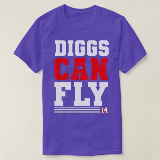 Diggs können Buffalo fliegen T-Shirt (Design vorne)