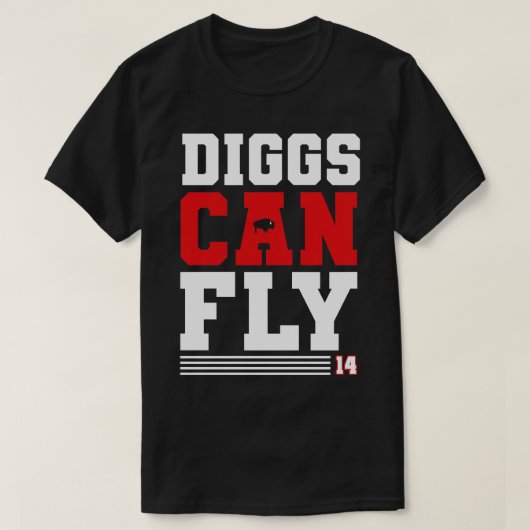 Diggs können Buffalo fliegen T-Shirt (Design vorne)