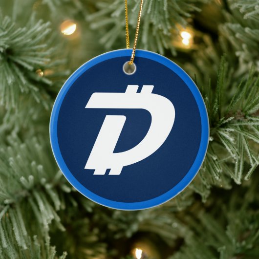 Digibyte (DGB) Kryptowährungsblockkette Keramik Ornament (Baum)