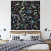 Digidoodle Leinwanddruck (Insitu (Schlafzimmer))