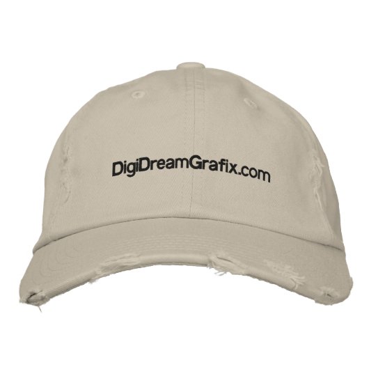 DigiDreamGrafix.com Bestickte Kappe (Vorderseite)