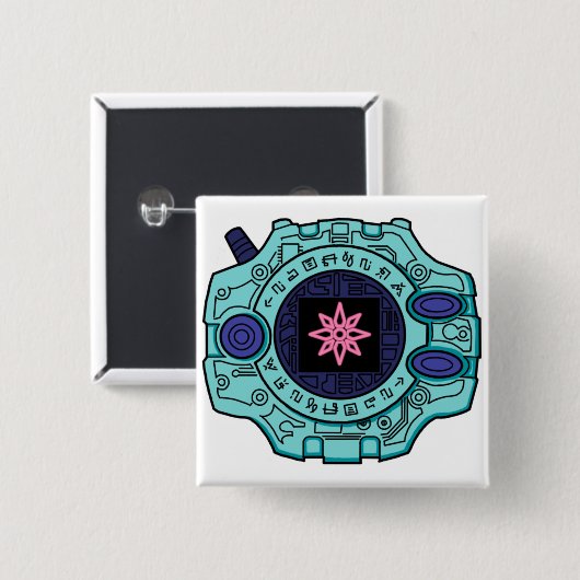 Digimon Digital Button (Vorne & Hinten)