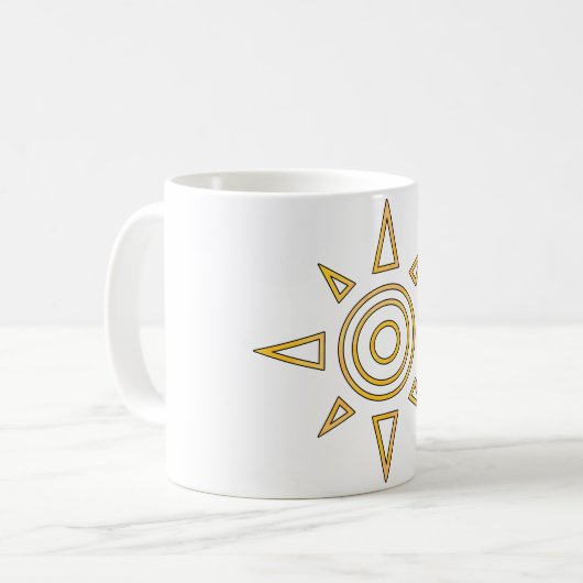 Digimon Wappen des Mutes Kaffeetasse (Vorderseite Links)