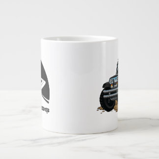 DigiRods Rat Rod Racer Black 4x4 Off Road Vehicle Jumbo-Tasse