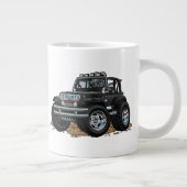 DigiRods Rat Rod Racer Black 4x4 Off Road Vehicle Jumbo-Tasse (Rechts)