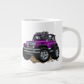 DigiRods Rat Rod Racer Lila 4x4 Off Road Vehicle Jumbo-Tasse (Rechts)