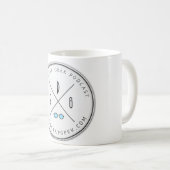 Digiscrap Geekpodcast-Logo-Tasse Kaffeetasse (VorderseiteRechts)
