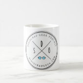 Digiscrap Geekpodcast-Logo-Tasse Kaffeetasse (Mittel)