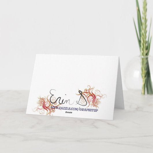 DigiScrapbooking Valentinsgruß Feiertagskarte (Rückseite)