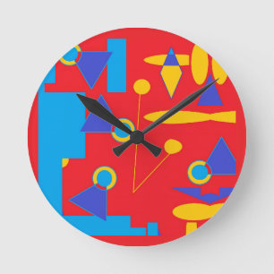 Digisketch 24-A Runde Wanduhr