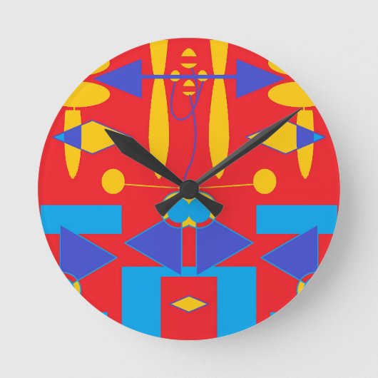 Digisketch 27-A Runde Wanduhr (Vorderseite)