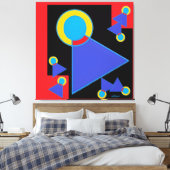 Digisketch 30 leinwanddruck (Insitu (Schlafzimmer))