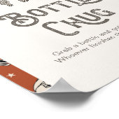 Digital 8x10 Western Dusche Flasche Umarmungszeich Poster (Ecke)