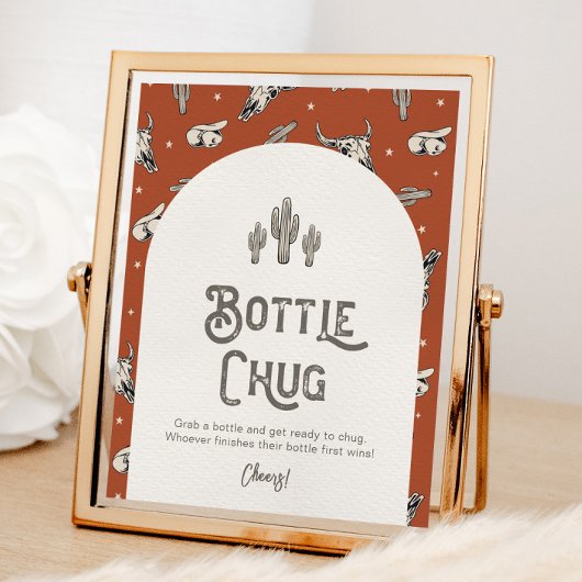 Digital 8x10 Western Dusche Flasche Umarmungszeich Poster