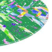 Digital abstract art we call it chaos schneidebrett (Ecke)