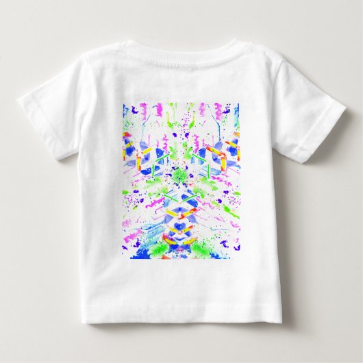 Digital abstract art we call it chaos    T-Shirt (Rückseite)