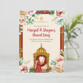 Digital Anand Karaj lädt Sikh ein Einladung (Stehend Vorderseite)