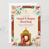 Digital Anand Karaj lädt Sikh ein Einladung (Vorne/Hinten)