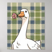 Digital and Physical Print with Cute Duck  Poster (Vorne)