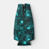 Digital Aqua Glimmer Tiles Flaschenkühler (Rückseite)