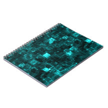 Digital Aqua Glimmer Tiles