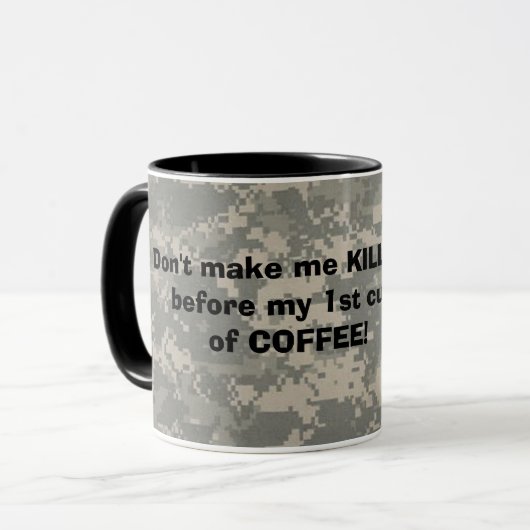 digital, Armeemann schlicht, wirkliches patc… - Tasse (Vorderseite Links)