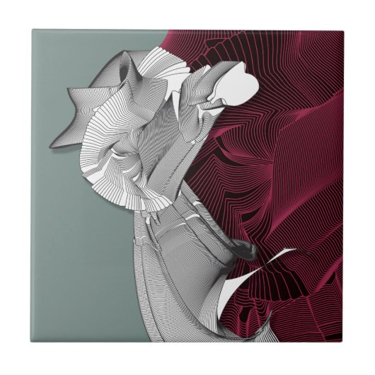 Digital Art Abbildung Fliese (Vorderseite)